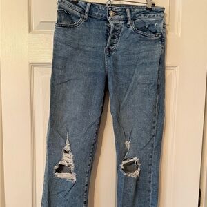 Express Boyfriend Jeans – Mid Rise – Size 2R